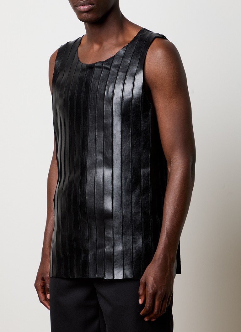Louis Gabriel Nouchi - Tanktop van leer - Zwart