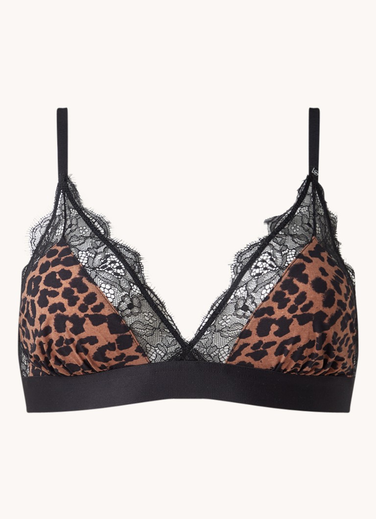 LOVE STORIES Love lace bralette black