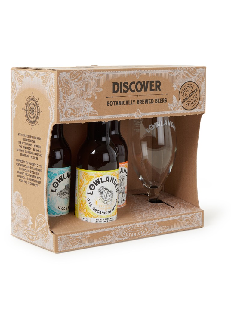 Lowlander - Bière Lowlander Discover dans un conditionnement cadeau 1 litre - Marron