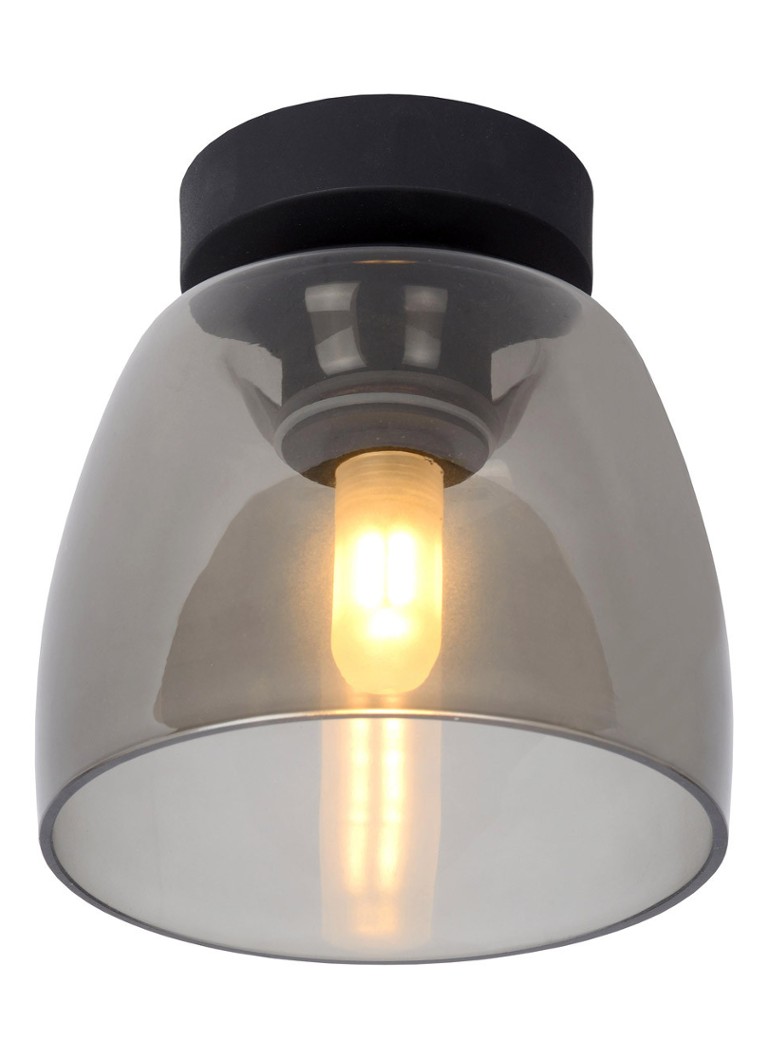 Lucide - Tyler plafondlamp IP44 - Zwart