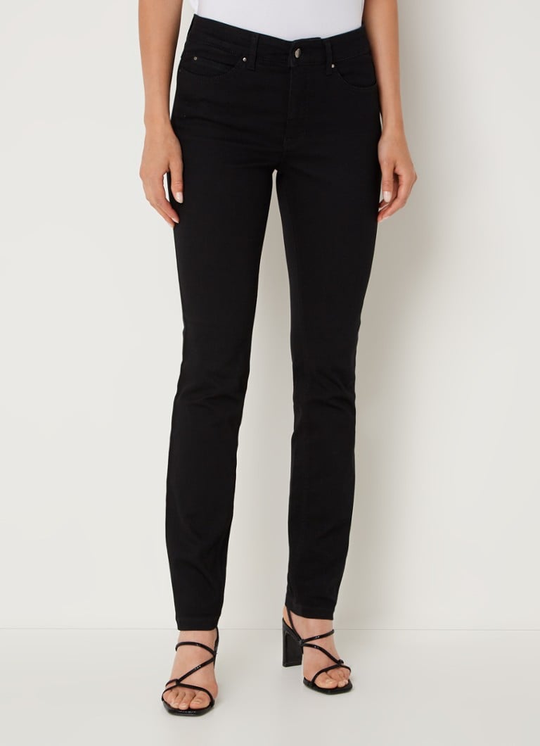 Mac Jeans - Dream mid waist skinny fit jeans met stretch - Zwart