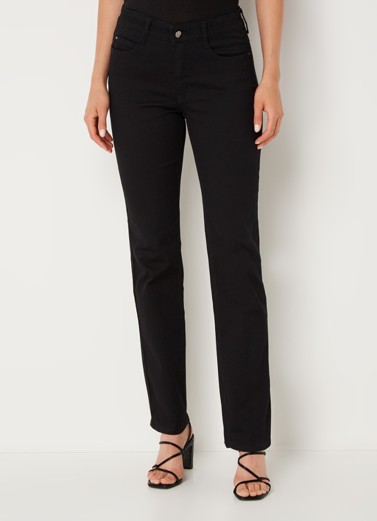 Mac Jeans - Dream mid waist slim fit jeans met stretch  - Zwart