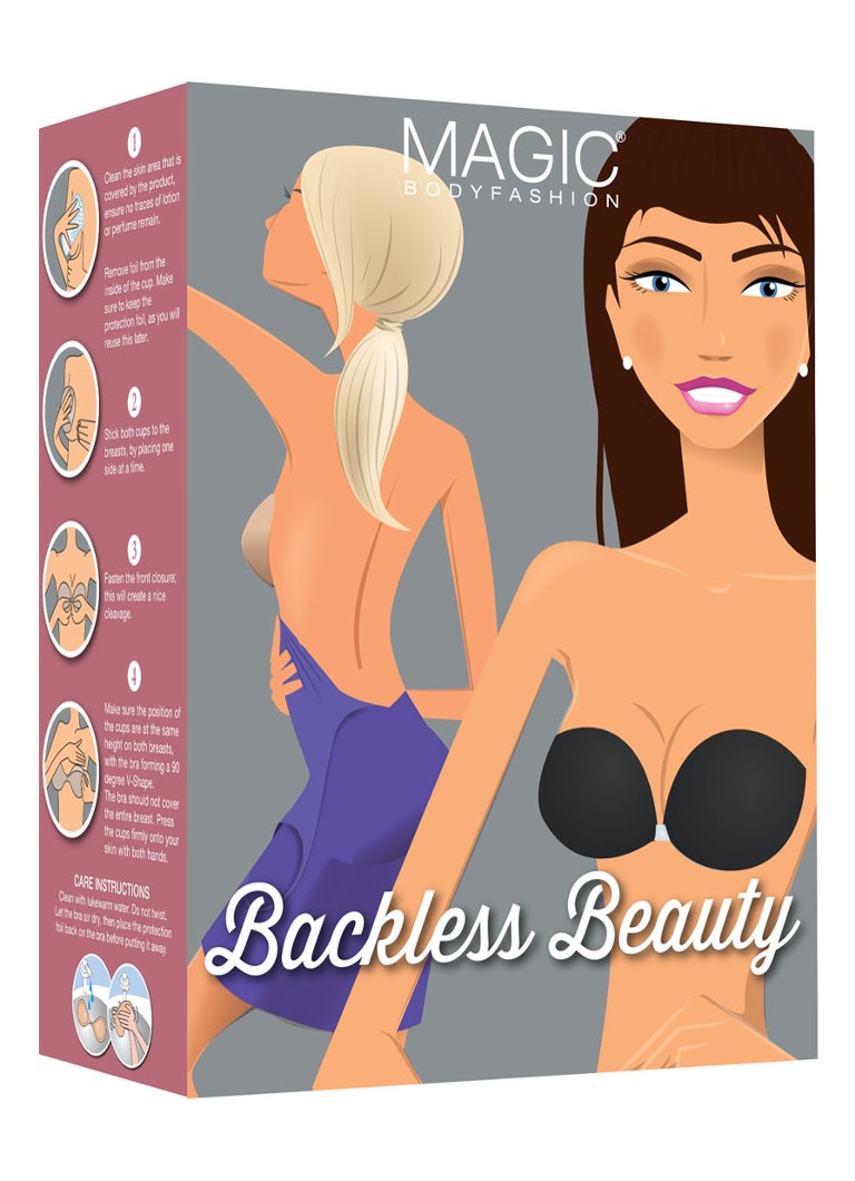 MAGIC Bodyfashion Backless Beauty strapless plak bh push-up • Wit •