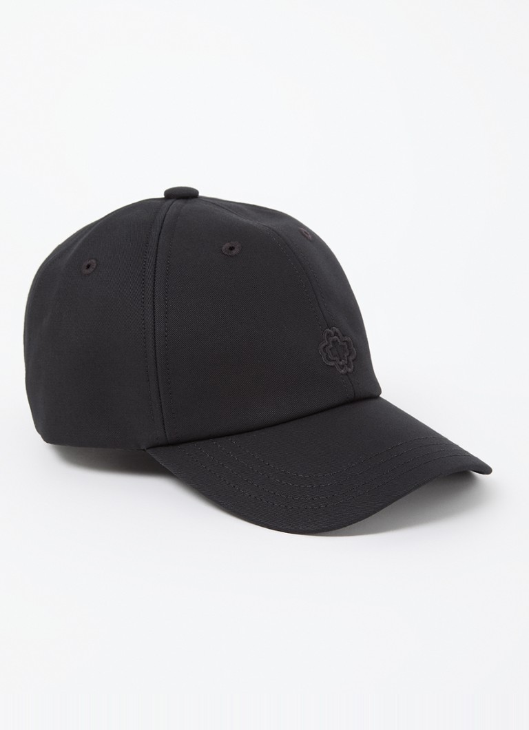 Maje - Pet met logoborduring - Zwart
