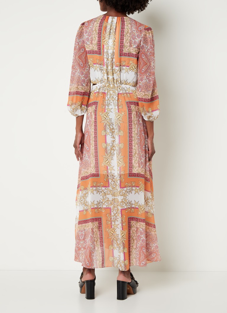 Dress Maje Jurk Outlet Maje Roquillage Maxi Jurk Met Cut-out