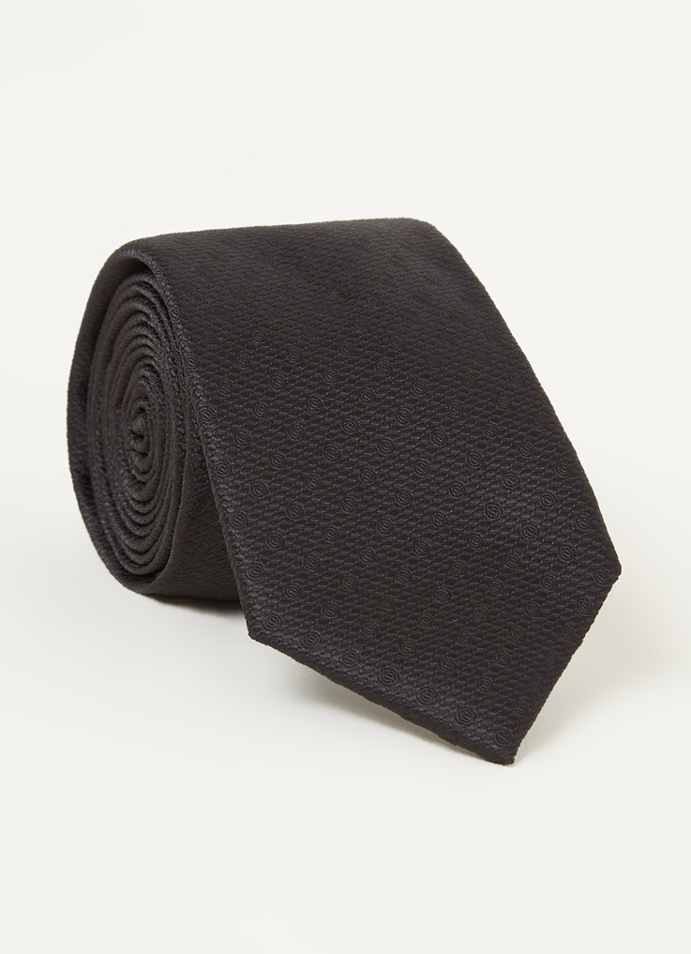 MANGO - Cravate Basic 7 avec structure - Noir