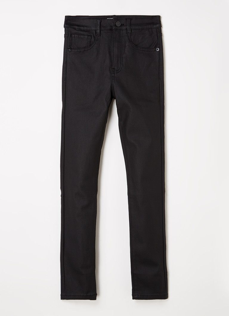 MANGO - Pantalon coupe skinny Charlote en simili cuir avec stretch - Noir