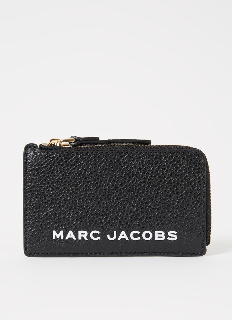 toxiciteit vaak Niet genoeg Marc Jacobs The Bold pasjeshouder van leer met sleutelhanger • Zwart •  deBijenkorf.be