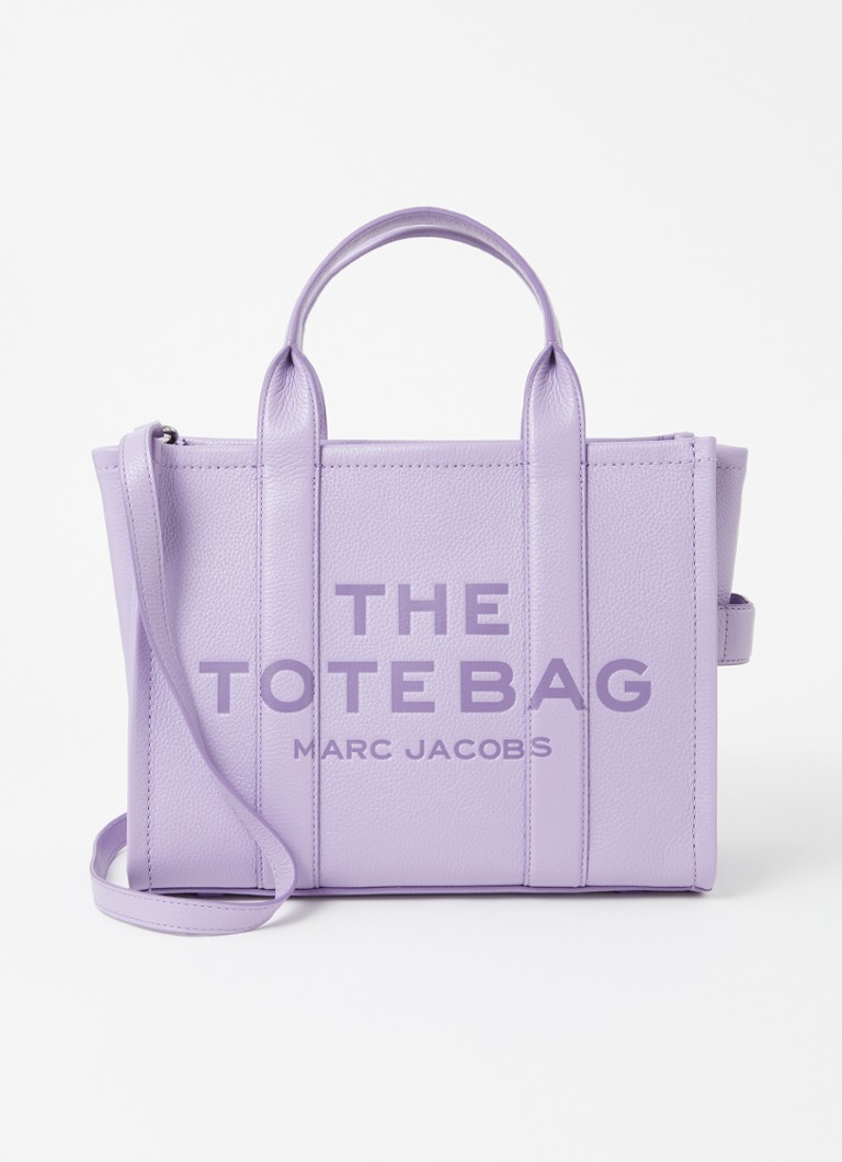 Marc Jacobs - The Medium Tote handtas van leer - Lila