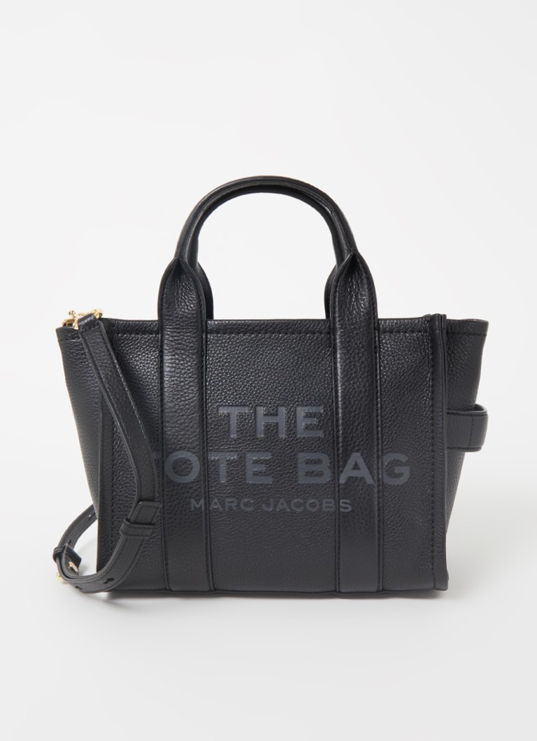 Marc Jacobs - The Small Tote handtas met logo - Zwart