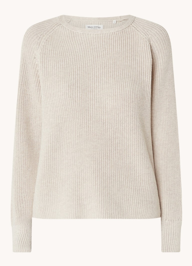 Marc O'Polo Grofgebreide trui van katoen