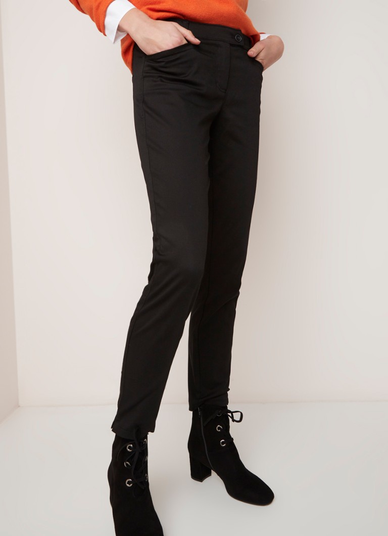 De Bijenkorf Fille Vêtements Pantalons & Jeans Pantalons Pantalons Slim & Skinny Combinaison coupe slim avec logo et poches zippées 