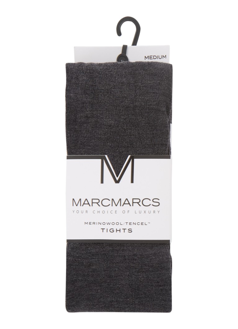 MarcMarcs - Maillot in merino wolblend - Antraciet