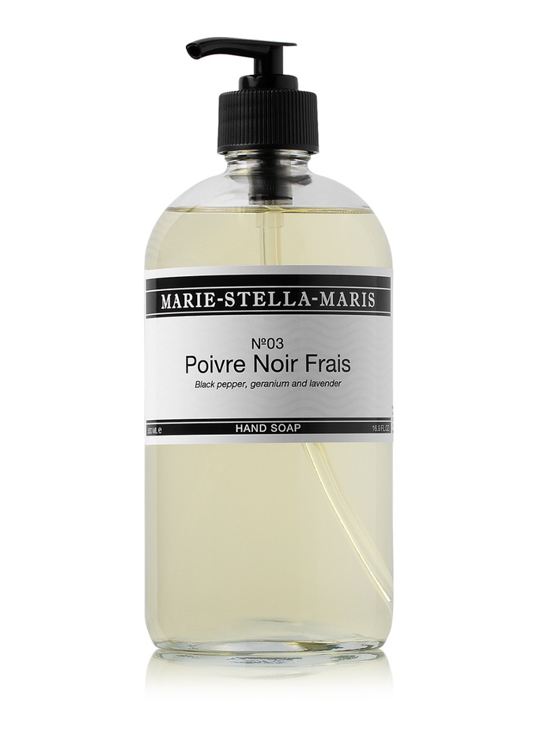 Marie-Stella-Maris - No.03 Poivre Noir Frais handzeep 500 ml - Transparant