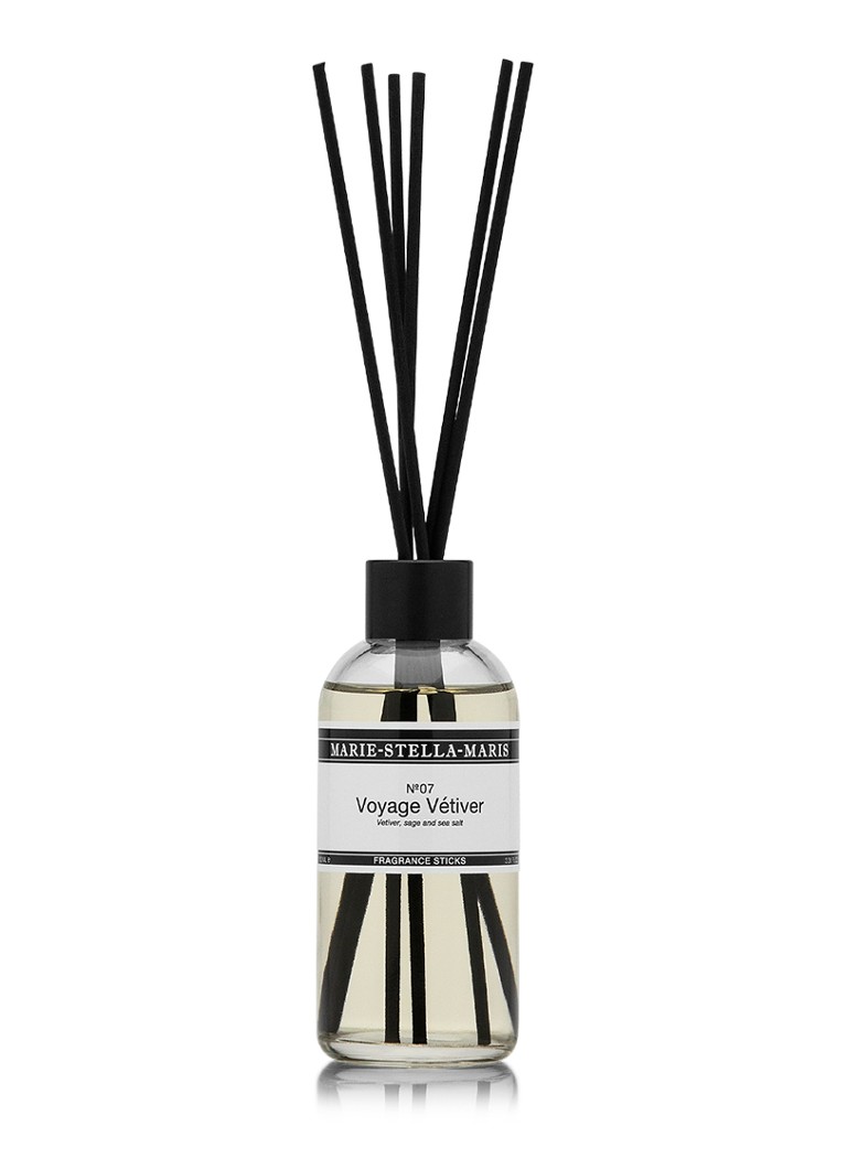 Marie-Stella-Maris - No.07 Voyage Vétiver - geurstokjes 100 ml - Wit