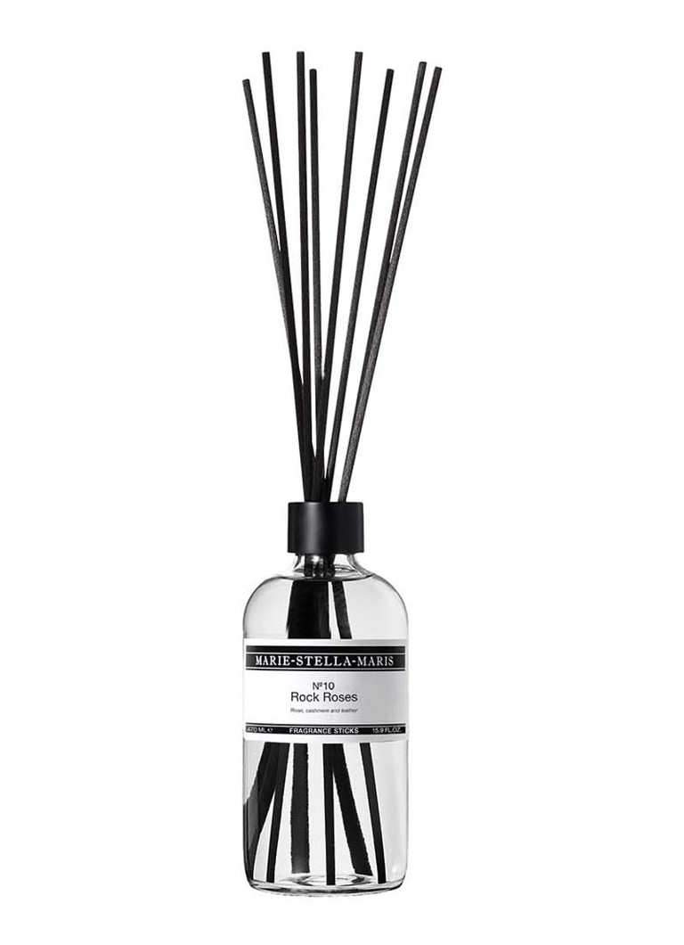Marie-Stella-Maris - No.10 Rock Roses geurstokjes 500 ml - Zwart