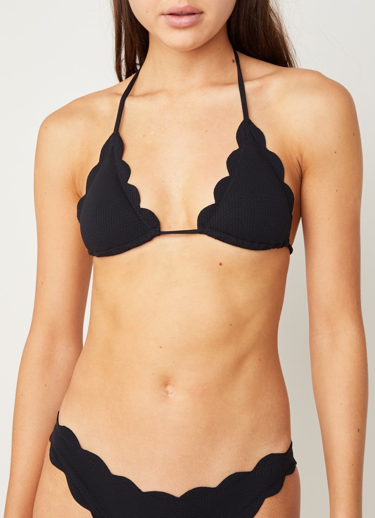 Marysia - Bikini triangle Broadway avec bonnets rembourrés - Noir
