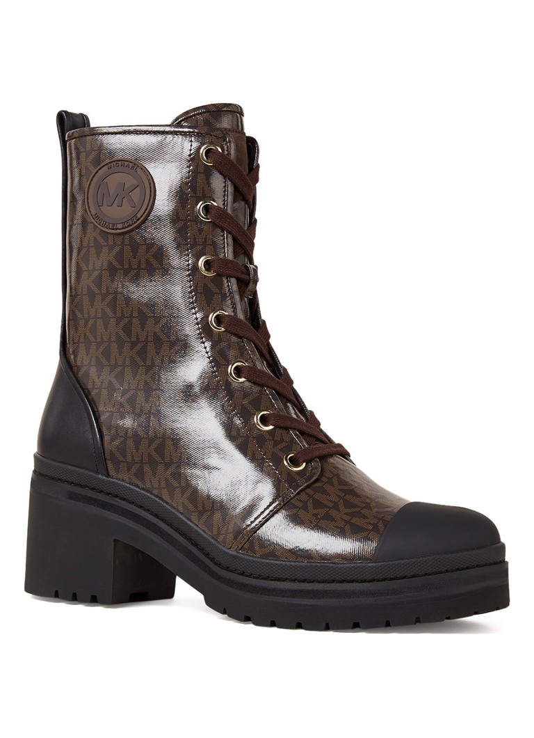 michael michael kors corey canvas combat boot