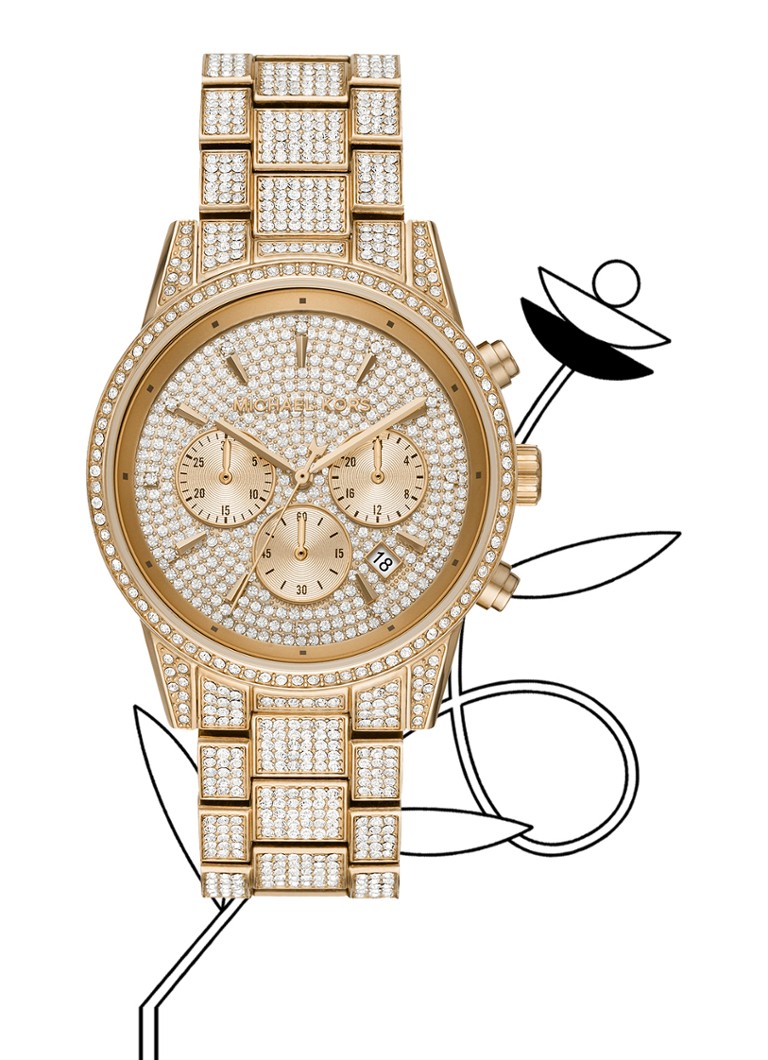 michael kors horloge dames bijenkorf