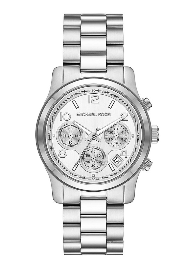 Michael Kors - Iconic Runway horloge MK7325 - Zilver