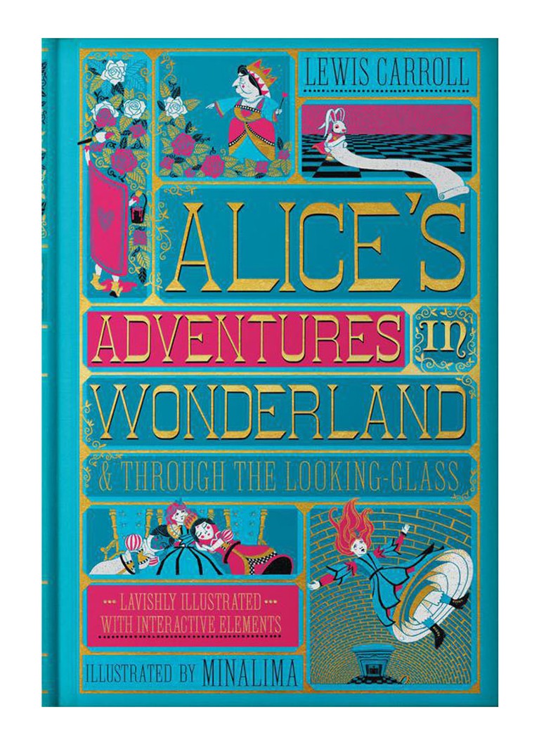 undefined - Minalima Illustrated Classics: Alice's Adventures in Wonderland & Through the Looking-glass (illustrated with interactive elements) - null