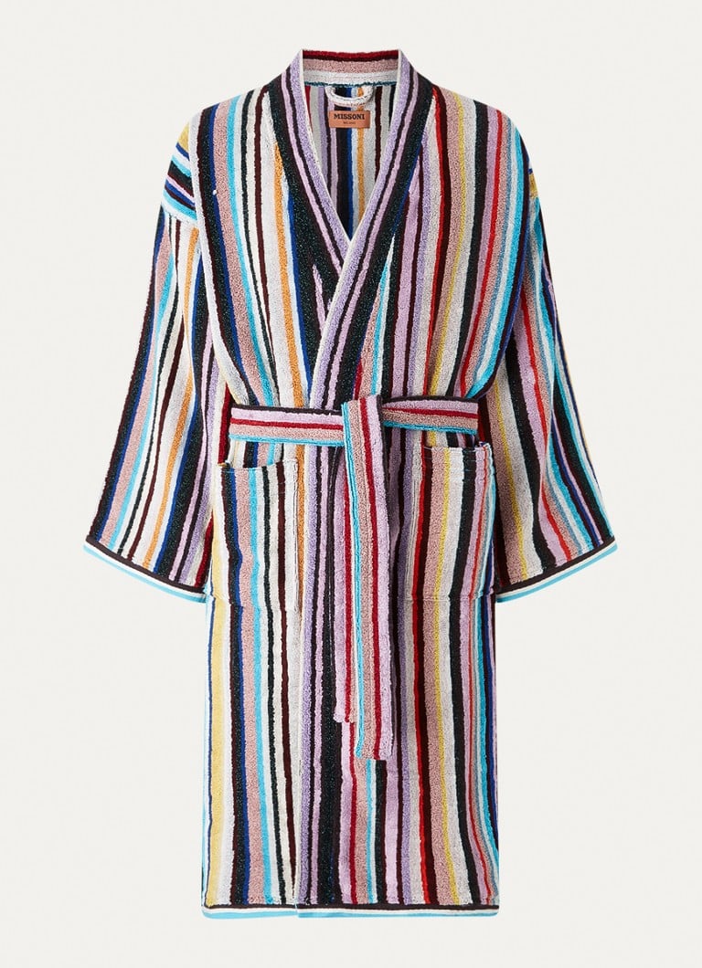 Missoni - Chandler badjas met streepprint - Multicolor