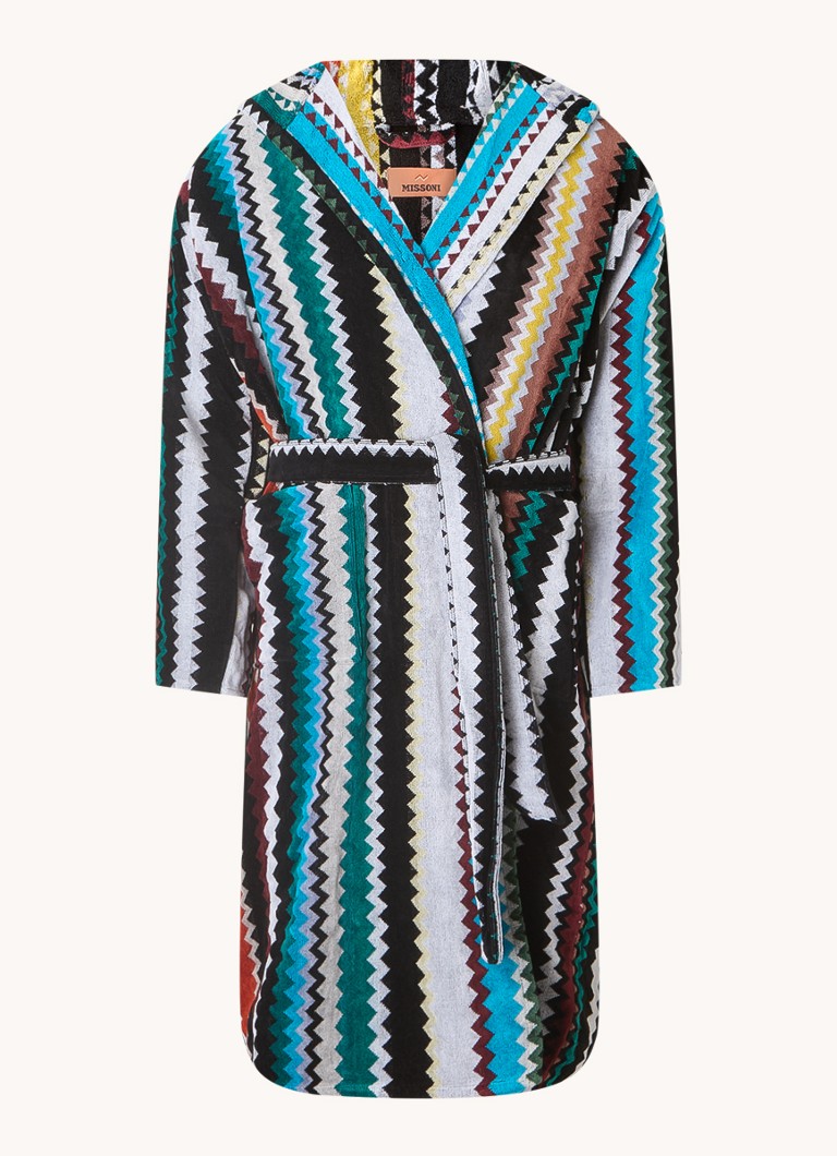 Missoni - Curt badjas van katoen - unisex - Multicolor