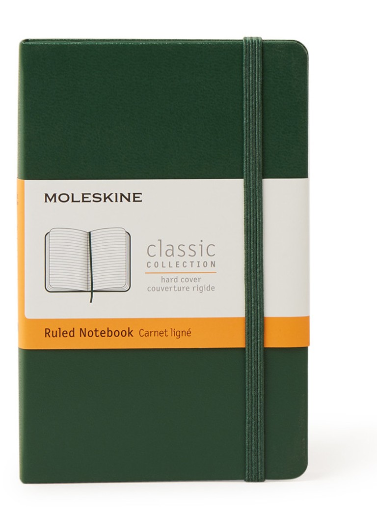 Moleskine - Cahier ligné Classic Pocket 14 x 9 cm - Vert