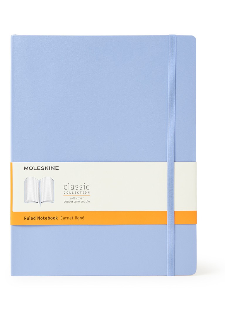Moleskine - Cahier ligné XL classique - Bleu clair