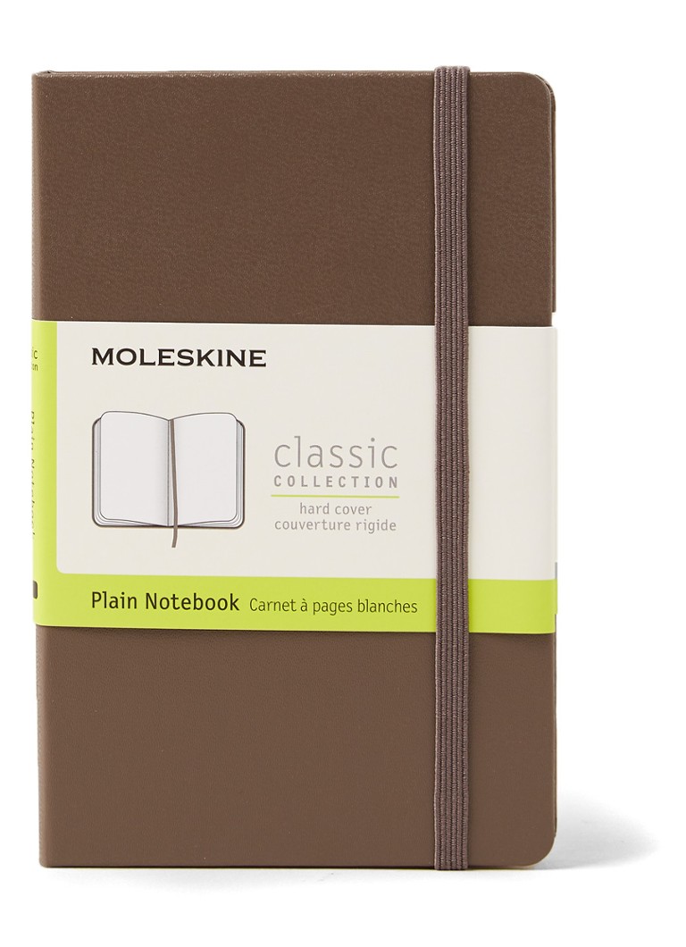 Moleskine - Cahier vierge Classic Pocket - Marron foncé