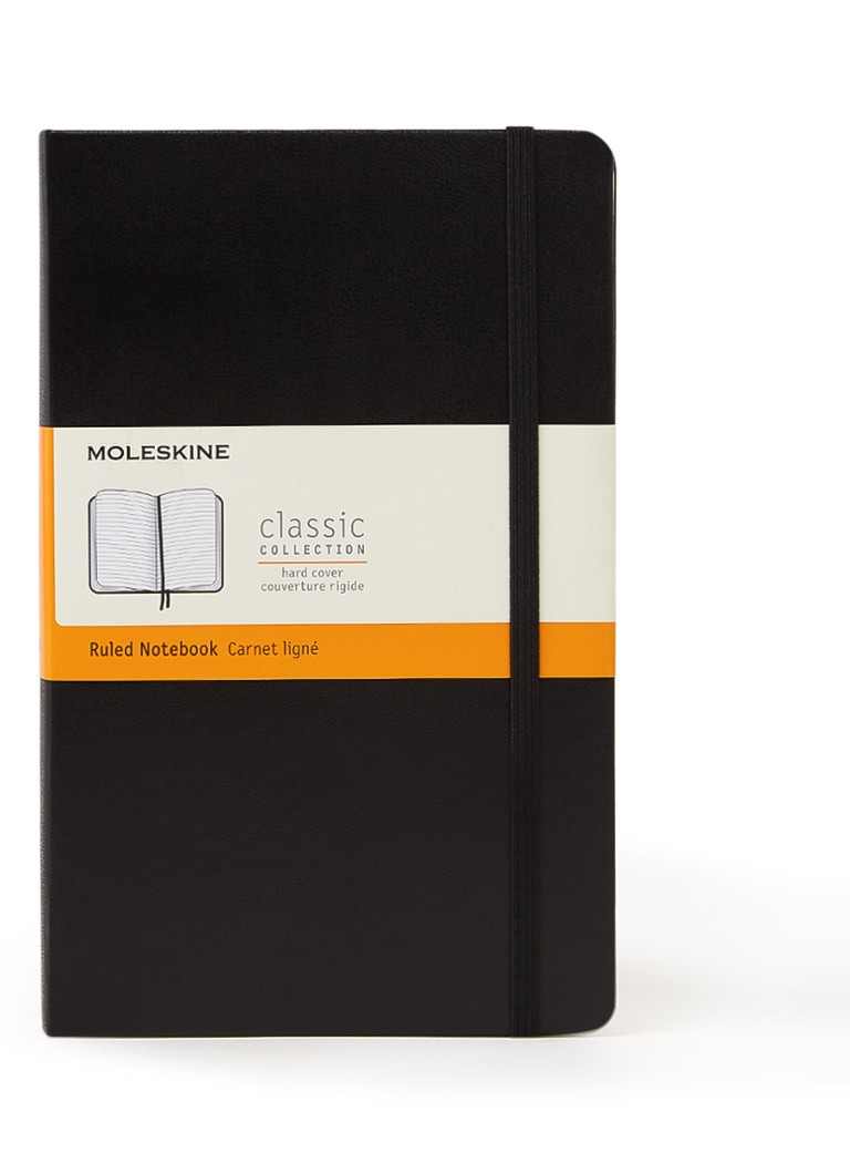 Moleskine Classic gelinieerd notitieboek 13 x 21 cm • Zwart