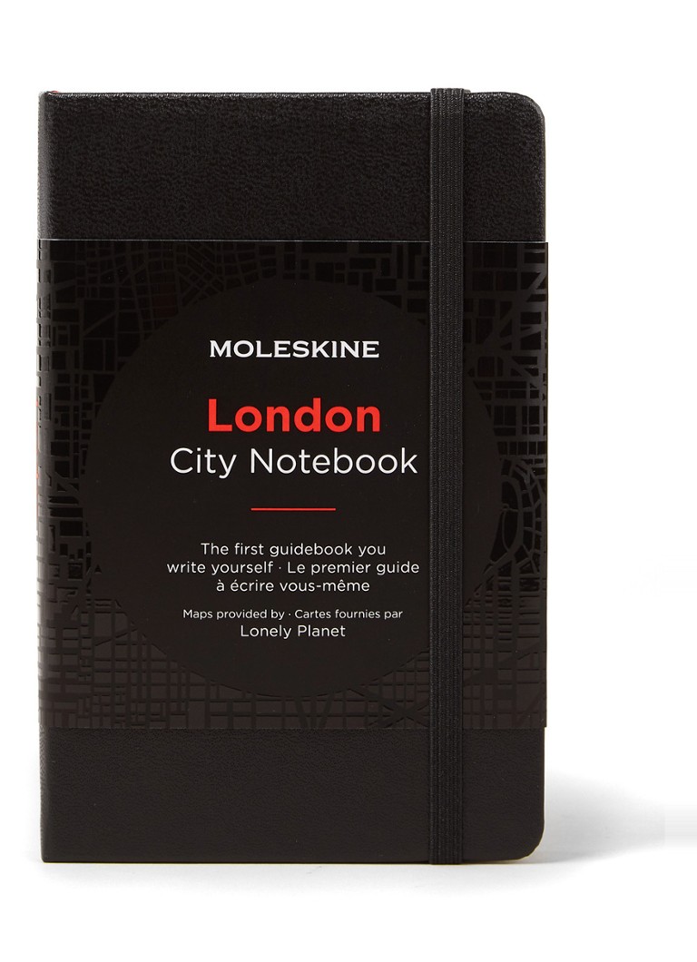 Moleskine - Livre vierge de la ville de Londres avec carte - Noir