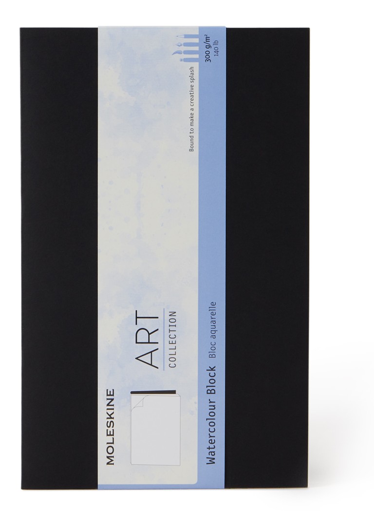 Moleskine - Nb art watercol block l black - Zwart