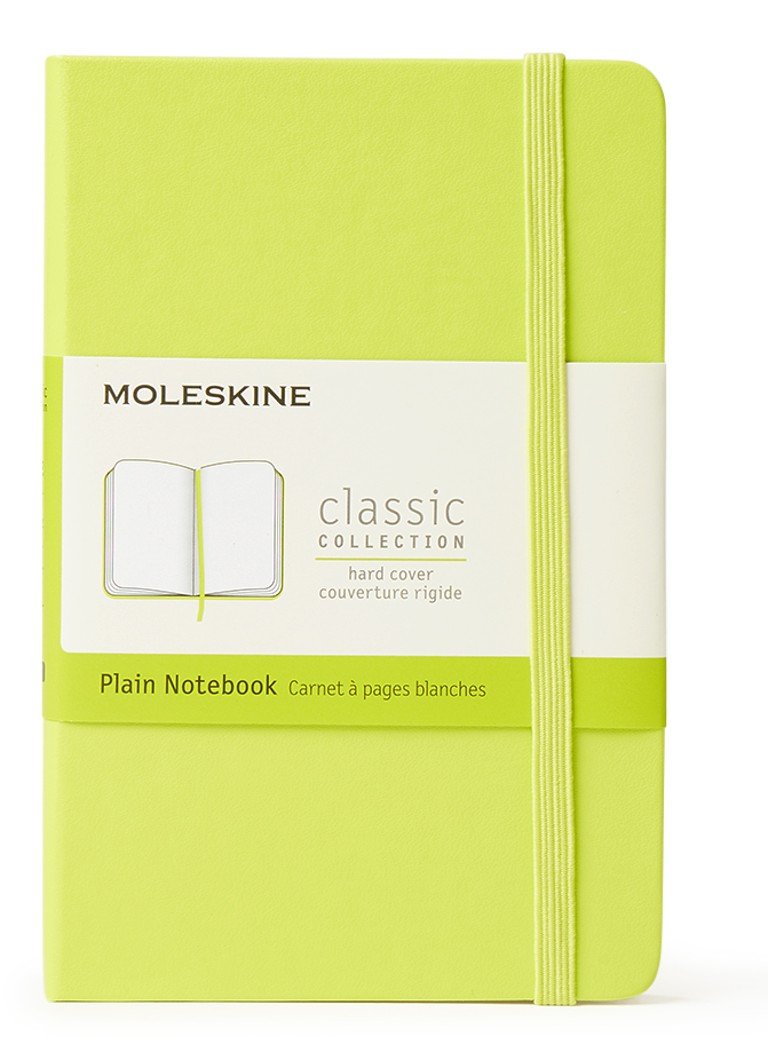 Moleskine - Notebook Pocket Plain Hard Cover - Neongroen