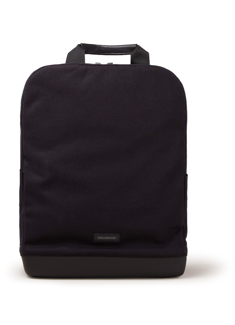 Moleskine Sac A Dos Avec Compartiment Pour Ordinateur Portable De 15 Pouces Noir De Bijenkorf
