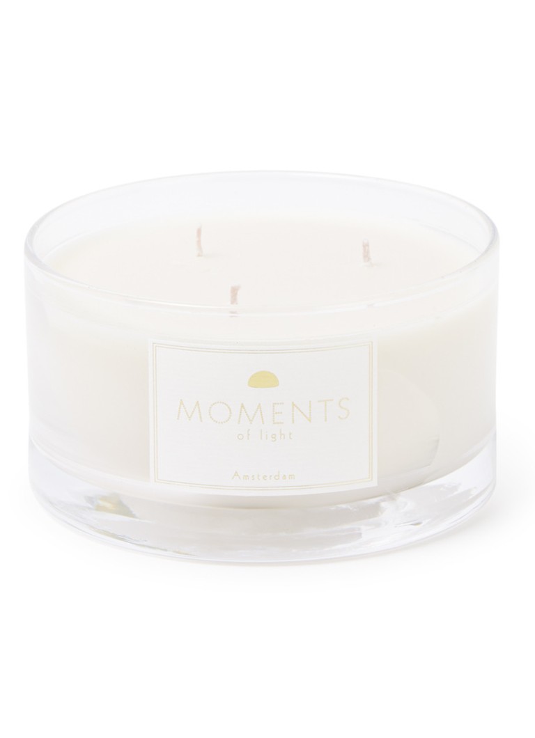 Moments of Light - Bougie parfumée Love and a 1000 Kisses 1000 grammes - Blanc