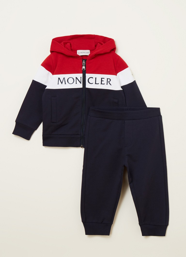 Moncler Ensemble Bebe Avec Pantalon De Survetement Jogging Et Veste Sweat De Bijenkorf