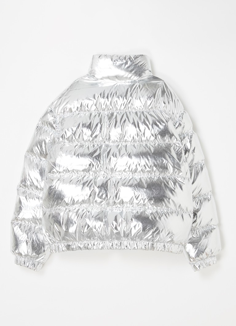 Moncler Meuse gewatteerd jack met donsvulling en metallic finish