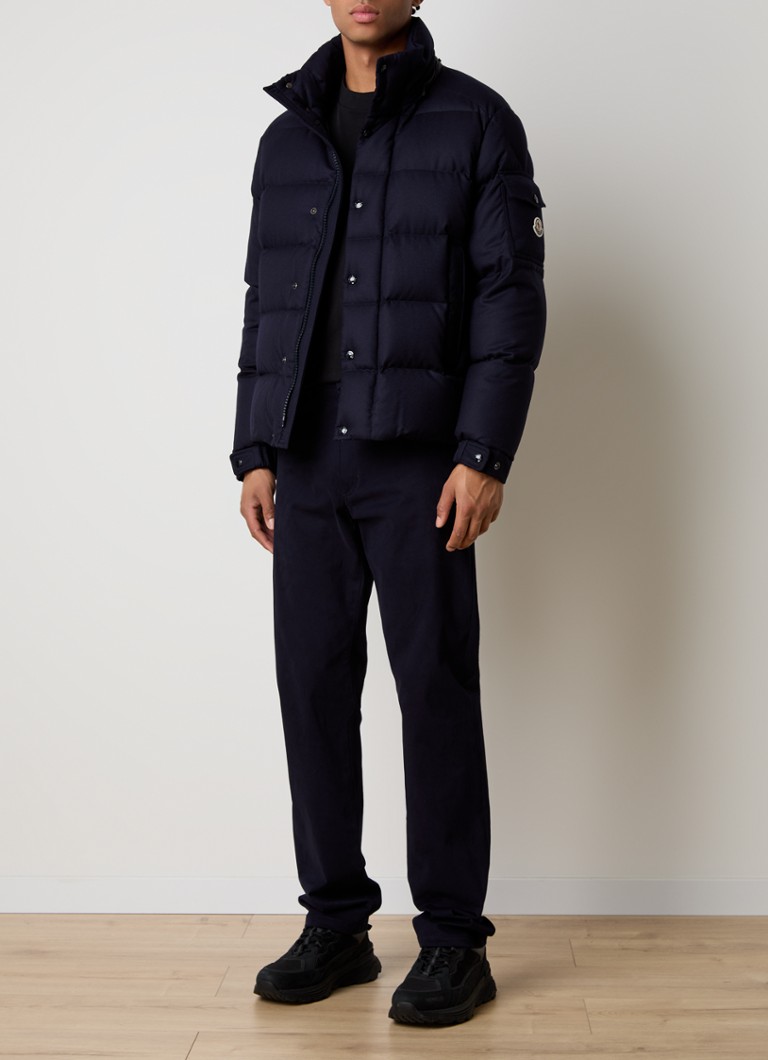 Moncler Vezere puffer jack van scheerwol met donsvulling