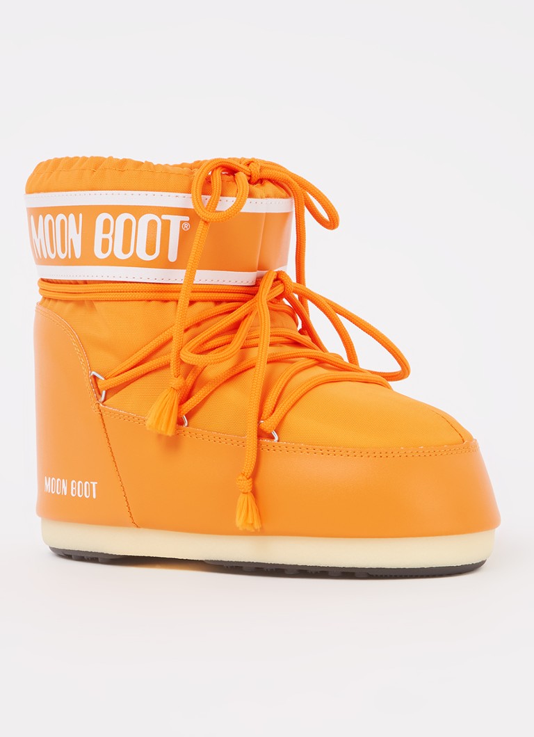 Moon Boot - Icon Low snowboot met waterafstotende coating - Orange