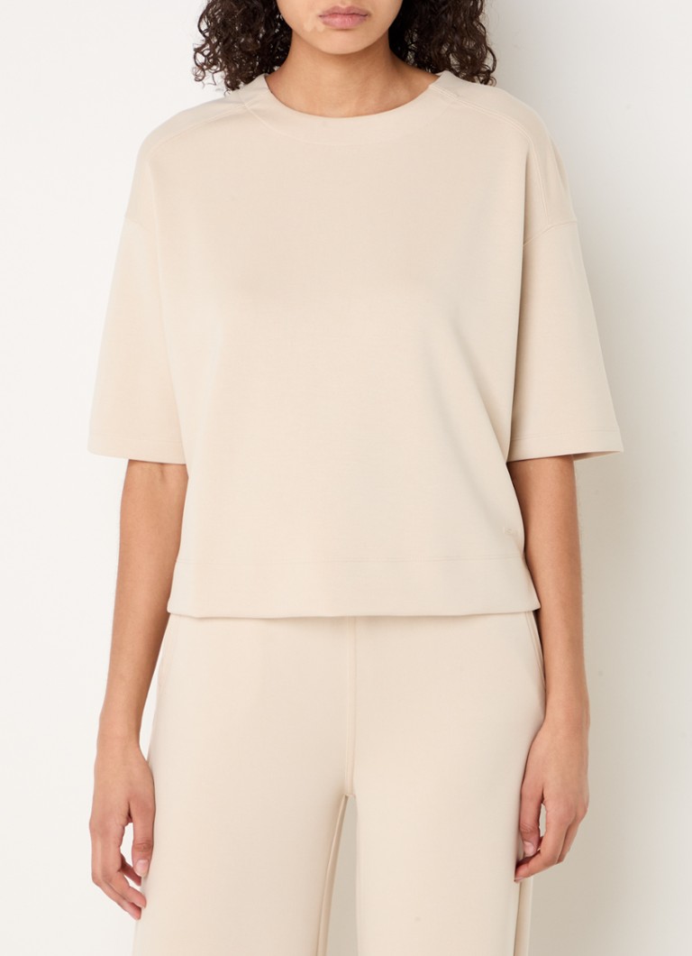 Moscow - Morisa T-shirt met ronde hals - Creme