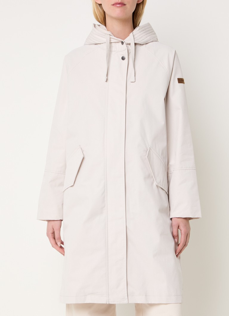 Moscow - Sophia gewatteerde parka met capuchon - Gebroken wit