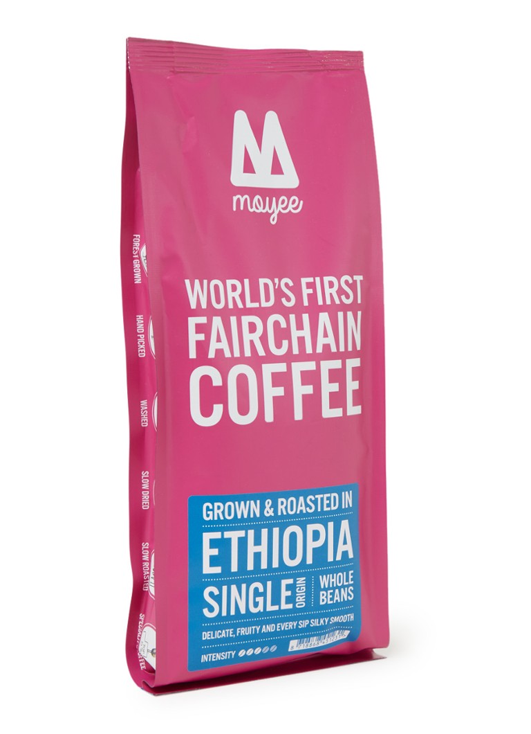 Moyee - Single Origin Ethiopia koffiebonen 250 gram - Donkerroze
