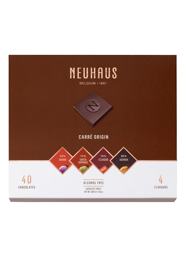 Neuhaus - Carré Origin pure chocoladetabletten 40 stuks - null