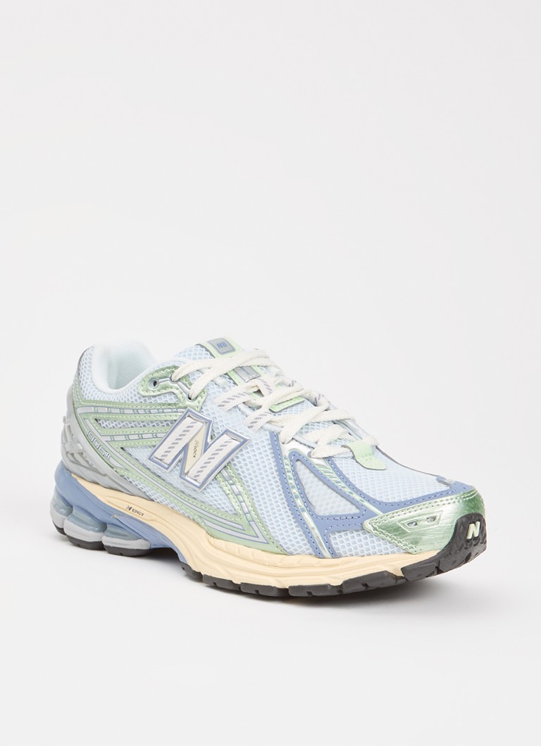 New Balance - 1906 sneaker van mesh met metallic finish - Groen