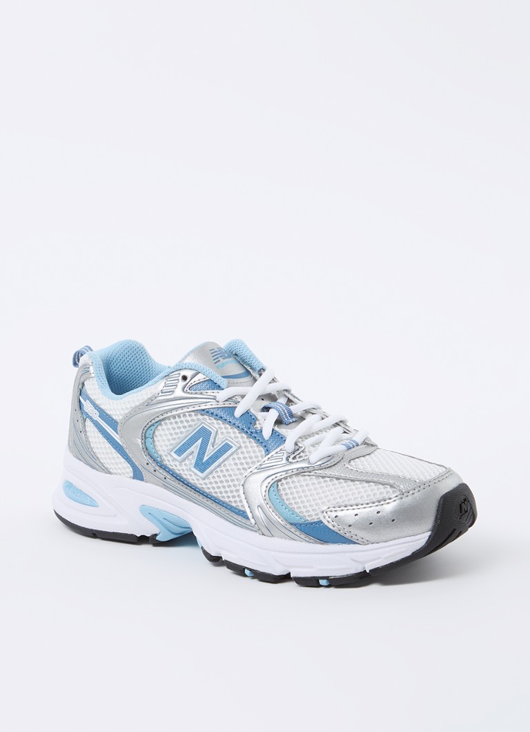 New Balance 530 sneaker van mesh met leren details • Lichtblauw - Main Image