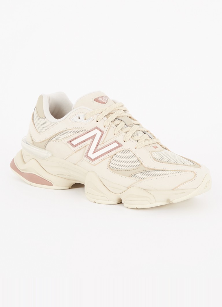 New Balance - 9060 sneaker met mesh details - Ivoor