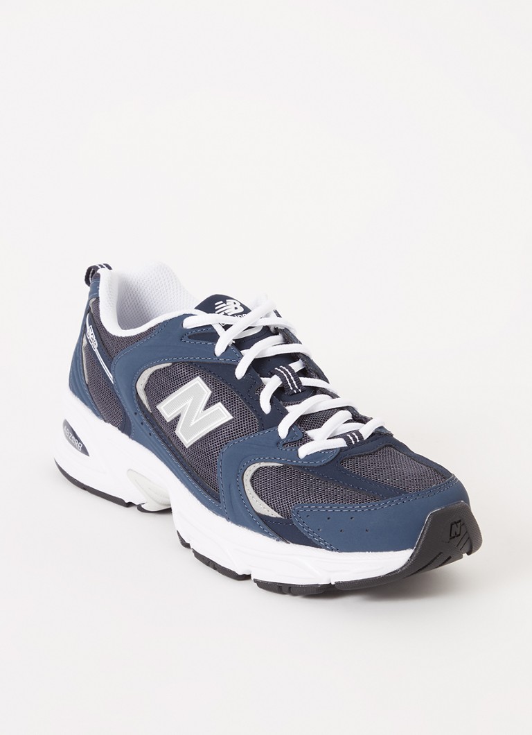 New Balance MR530 sneaker met leren details • Donkerblauw
