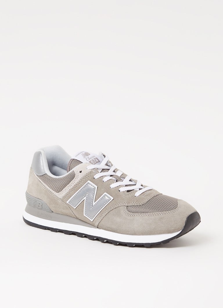 New Balance - Sneaker 574 avec détails nubuck  - Sable