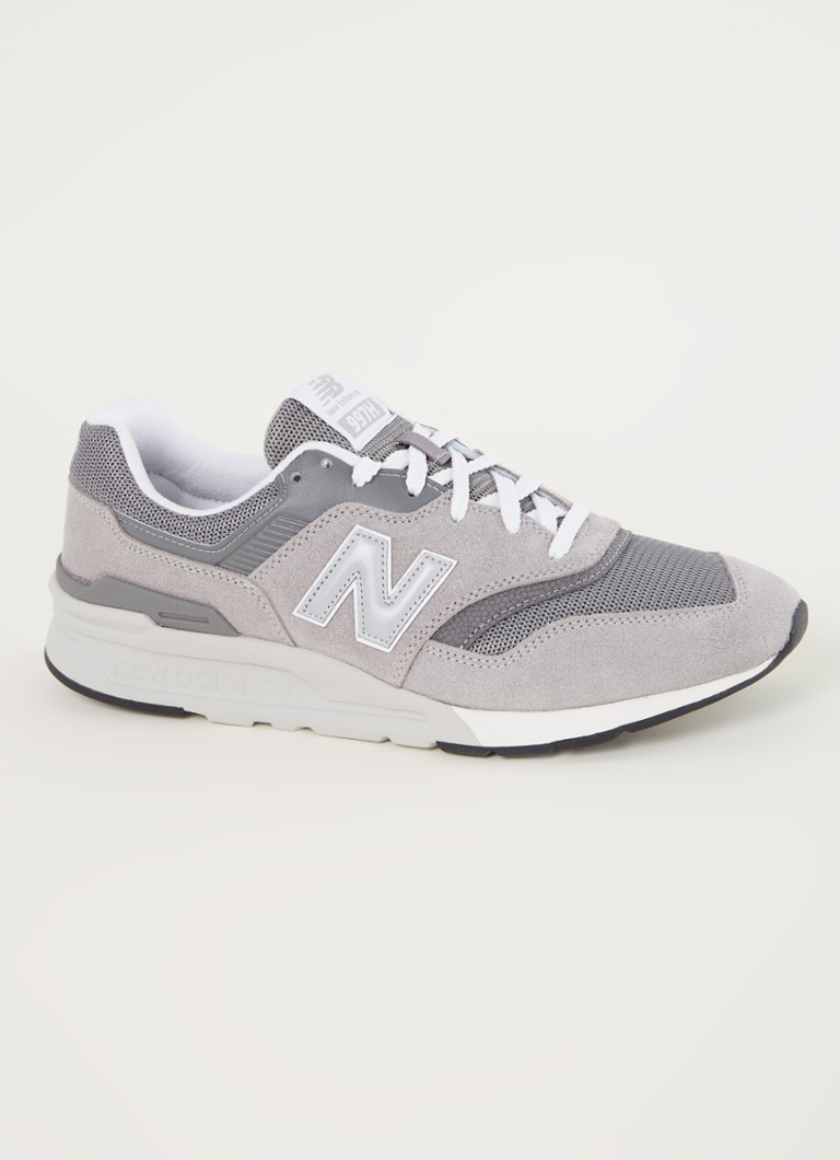 New Balance - Sneaker 997 avec détails en cuir - Gris